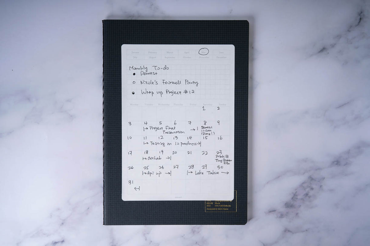 Stalogy Date-free Calendar Sticker - M