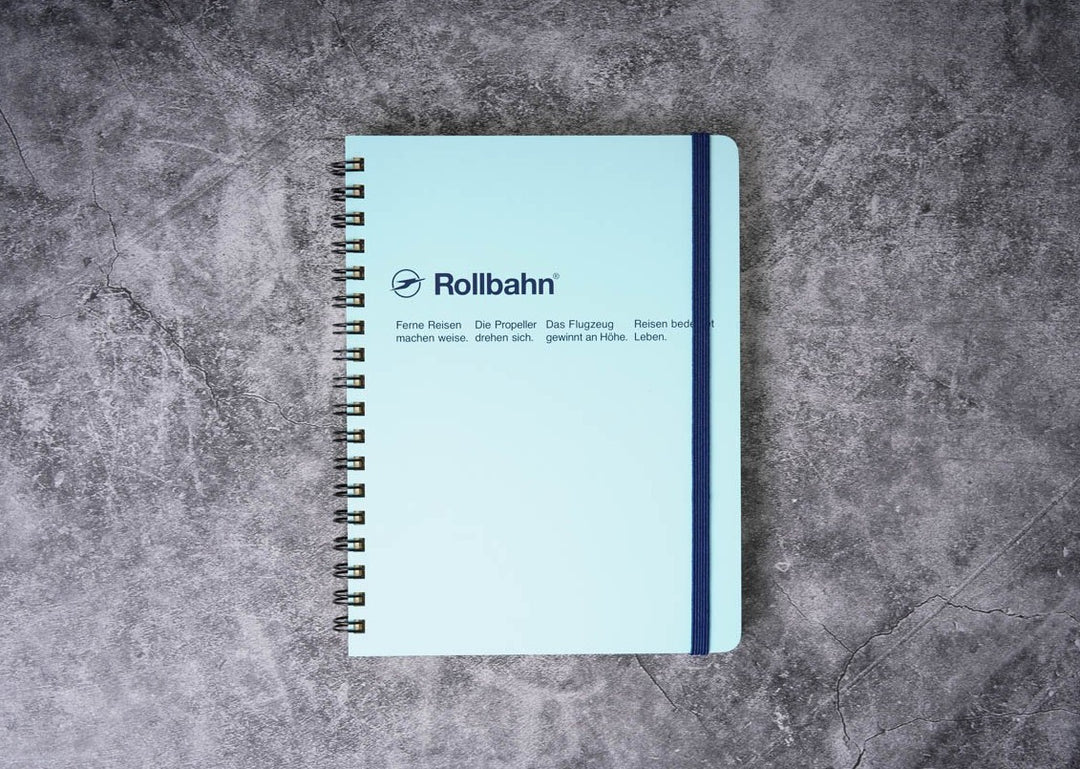 Rollbahn Notebook Large Skyblue