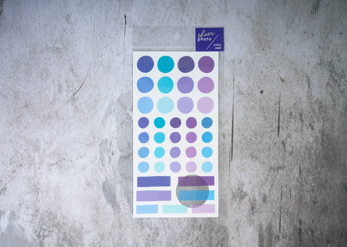 Mind Wave Sheer Photo Color Seal - Night View