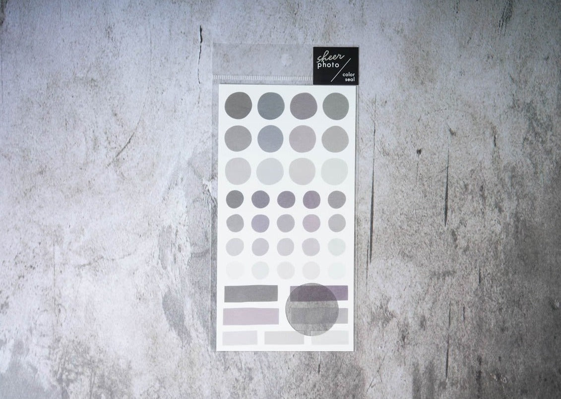Mind Wave Sheer Photo Color Seal - Monochrome 