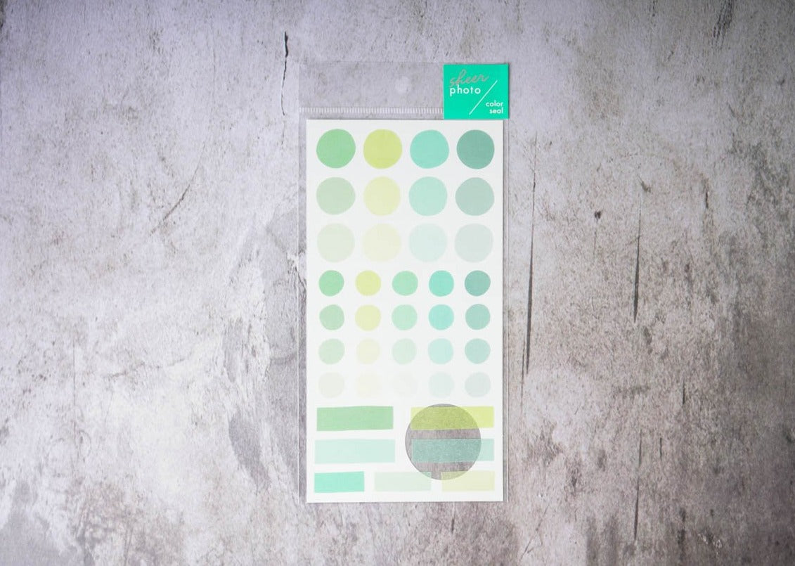 Mind Wave Sheer Photo Color Seal - Green