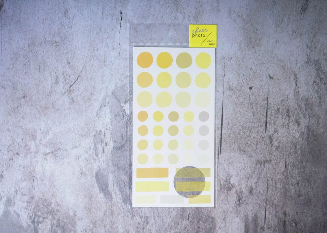 Mind Wave Sheer Photo Color Seal - Yellow