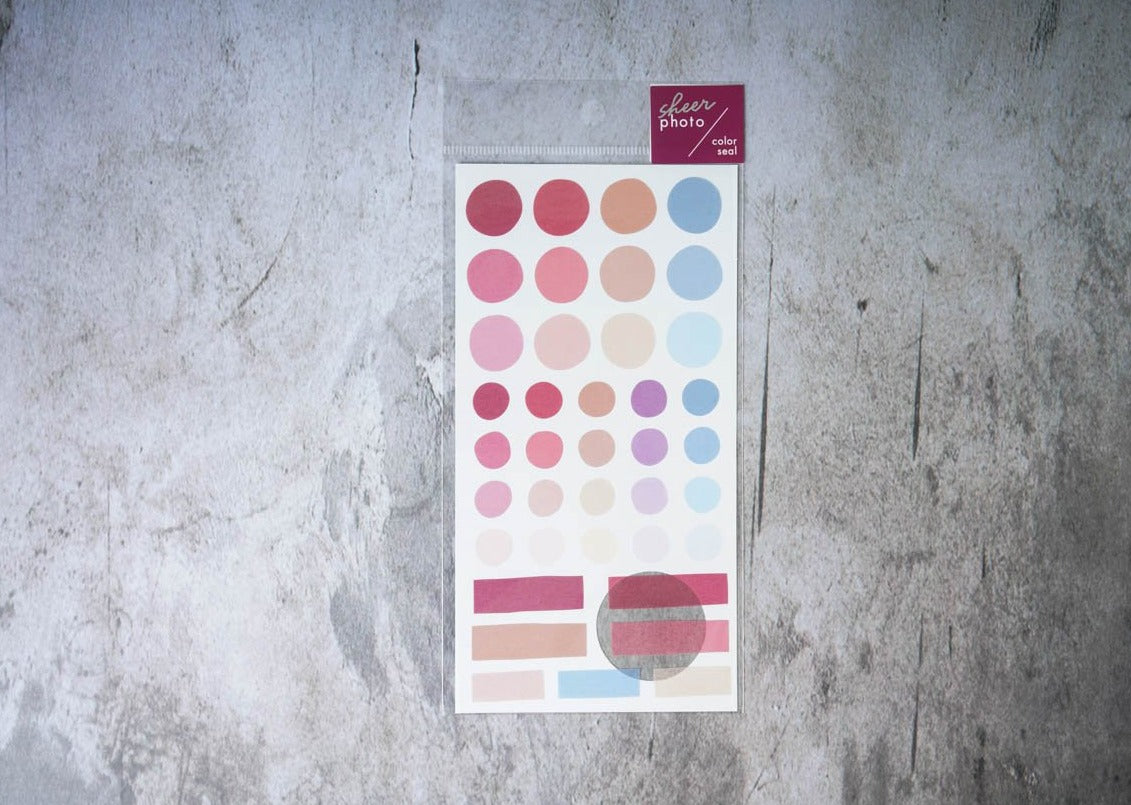Mind Wave Sheer Photo Color Seal - Retro