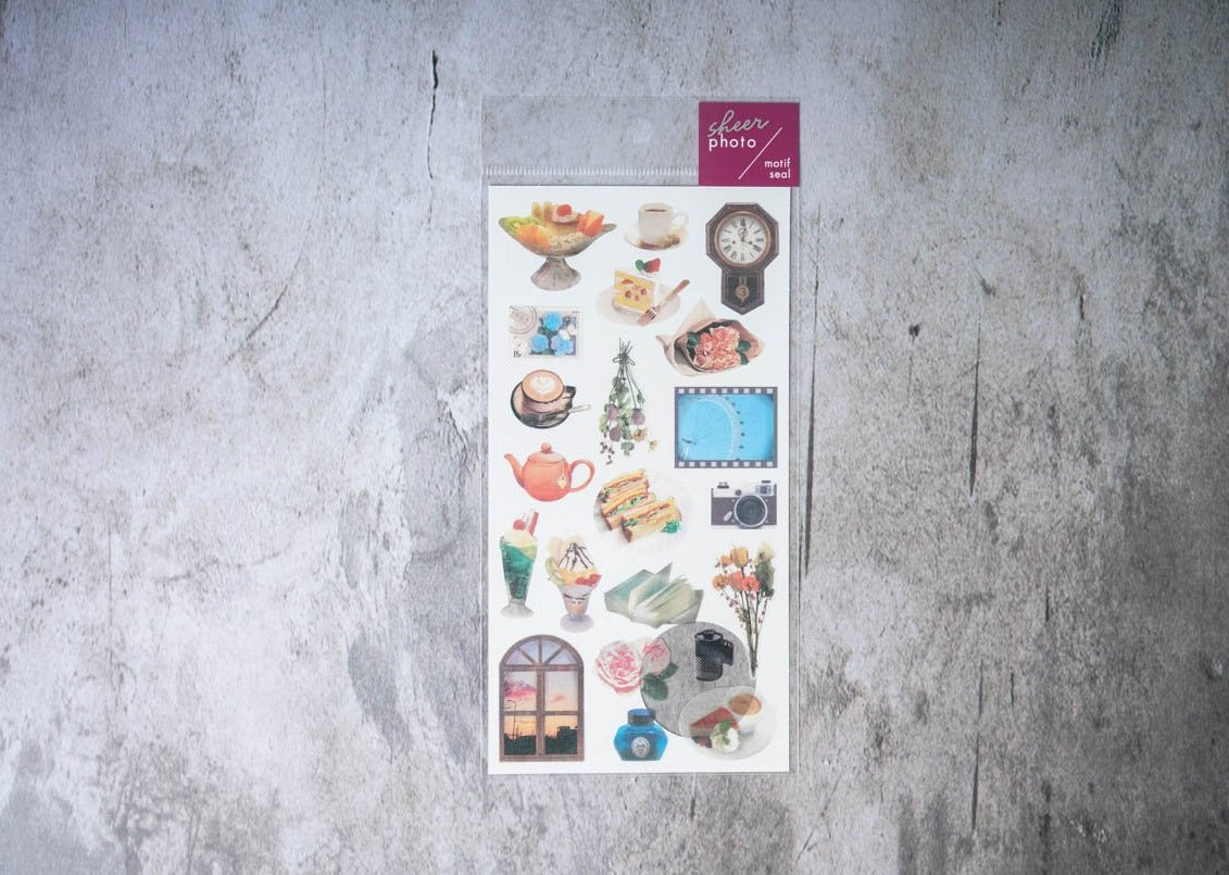 Mind Wave Sheer Photo Motif Seal - Retro 