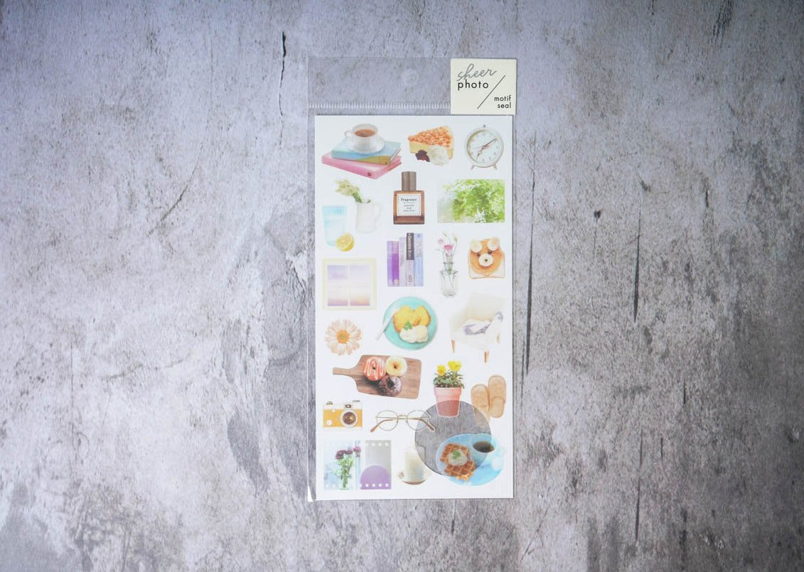 Mind Wave Sheer Photo Motif Seal - Natural Light