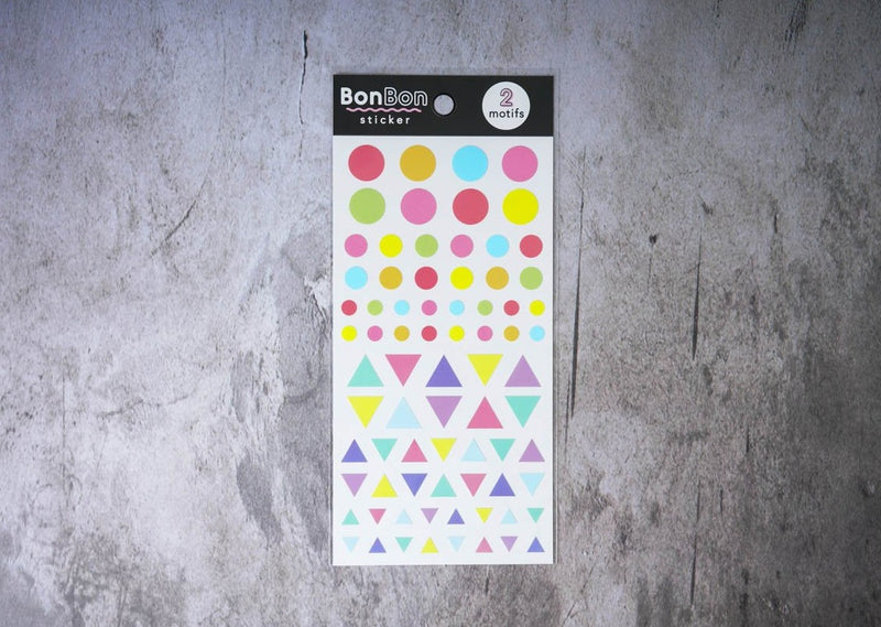 Mind Wave BonBon Sticker - Dots and Triangles
