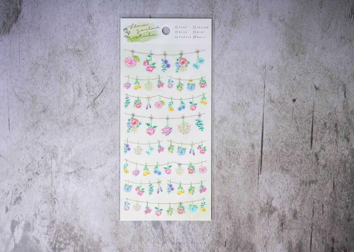 Mind Wave Flower Stickers - Multi