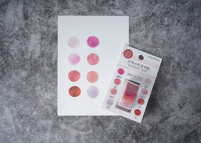 Kamio Japan Color Swatch Sticker Roll- Pink 