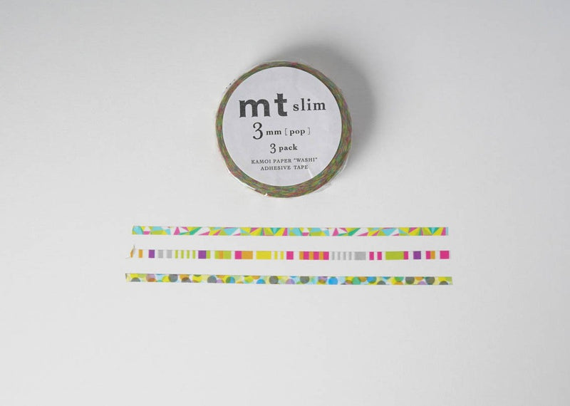 MT Slim Washi Tape Set - Pop 1