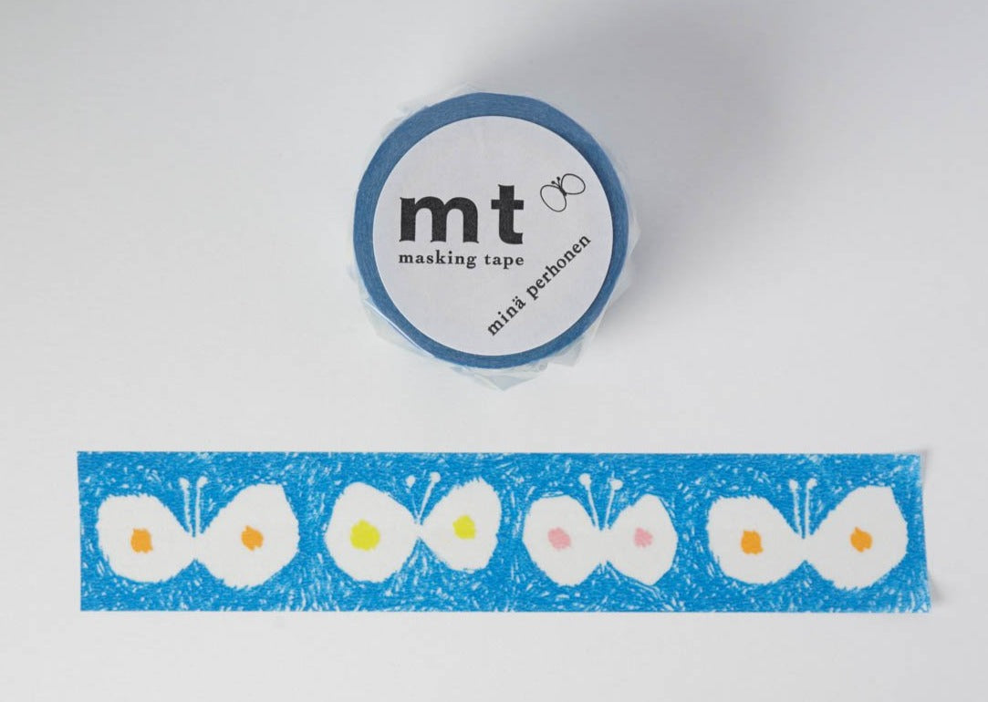 MT Washi Tape Special Collaboration - Hana Hana Blue (Mina Perhonen) 