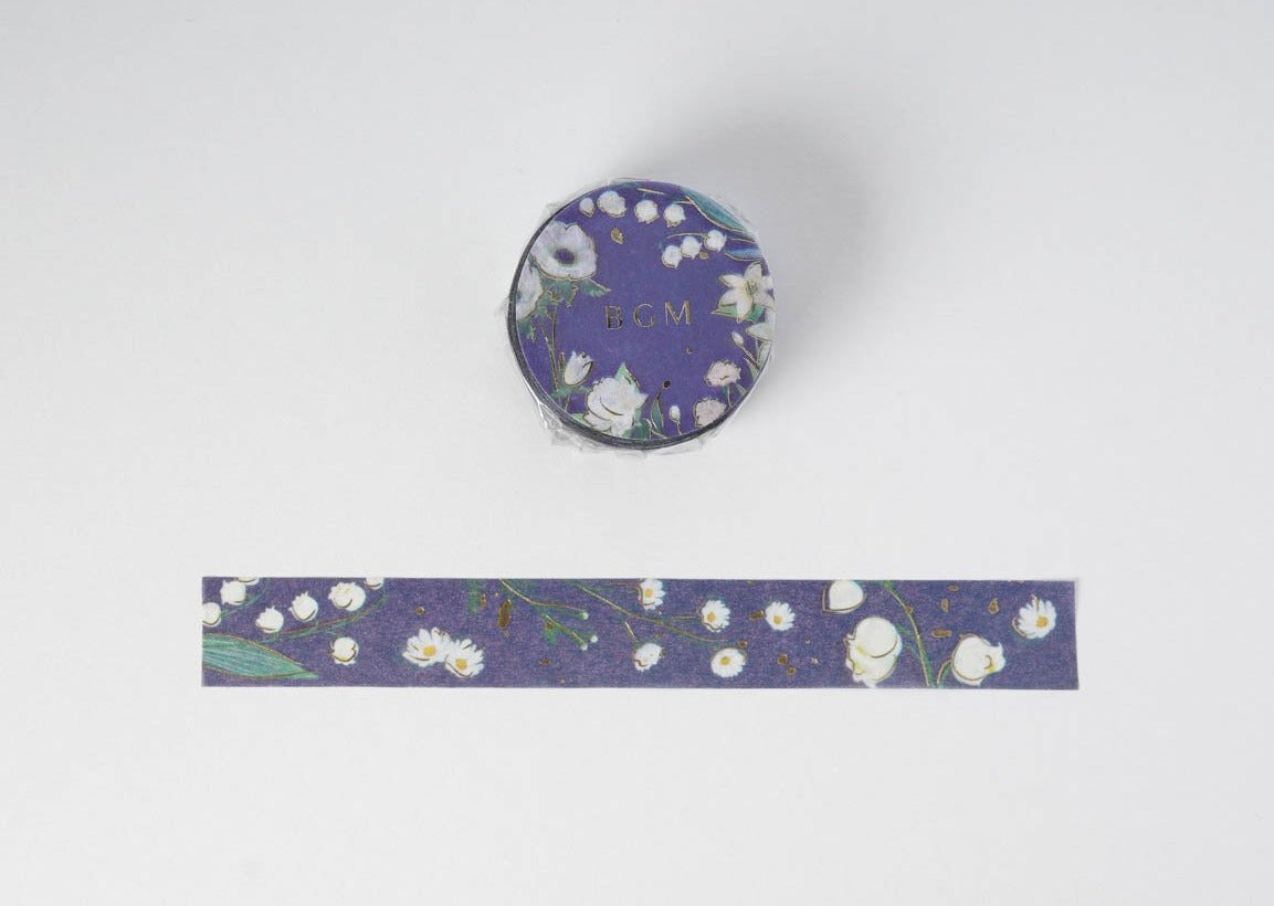 BGM Washi Tapes - Blue Garden