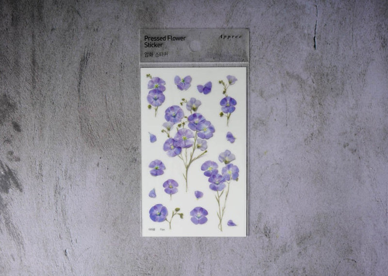 Appree Pressed Flower Stickers - Flax