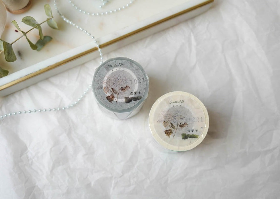 Freckles Tea Leaf Series Tape - Green Leaf 