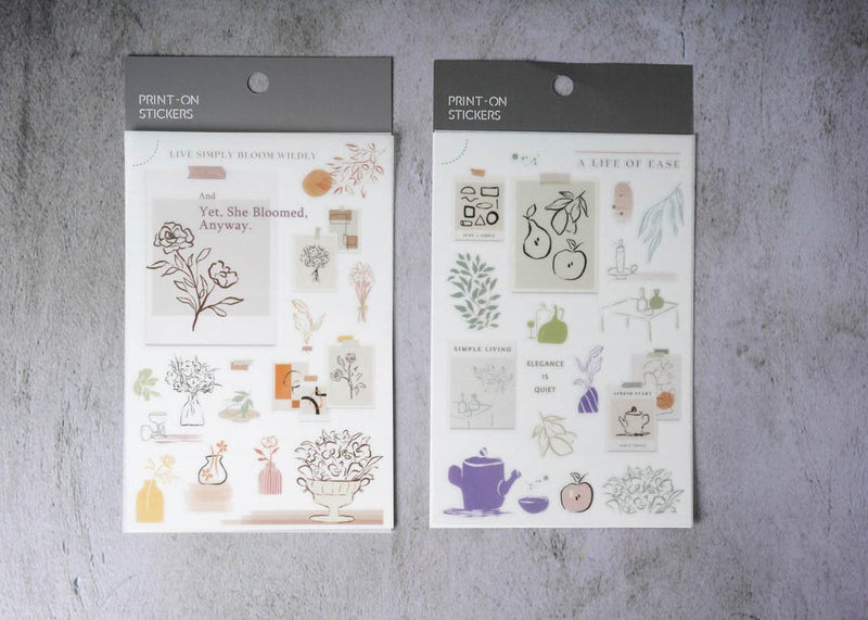 MU Print-on Stickers - Home Decorations - No. 178