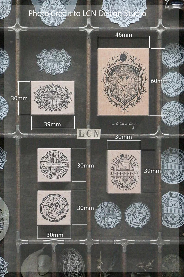 LCN Postage Rubber Stamp Set - Vol.5