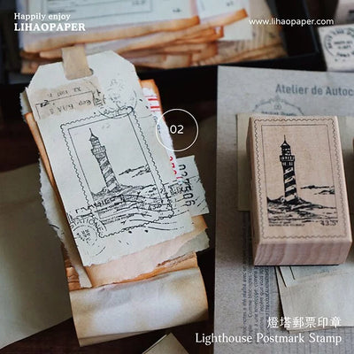 Lihaopaper Lighthouse Postmark Stamp  - 02
