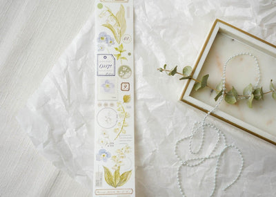 Freckles Tea Leaf Series Washi Tape - Lily of the Valley 