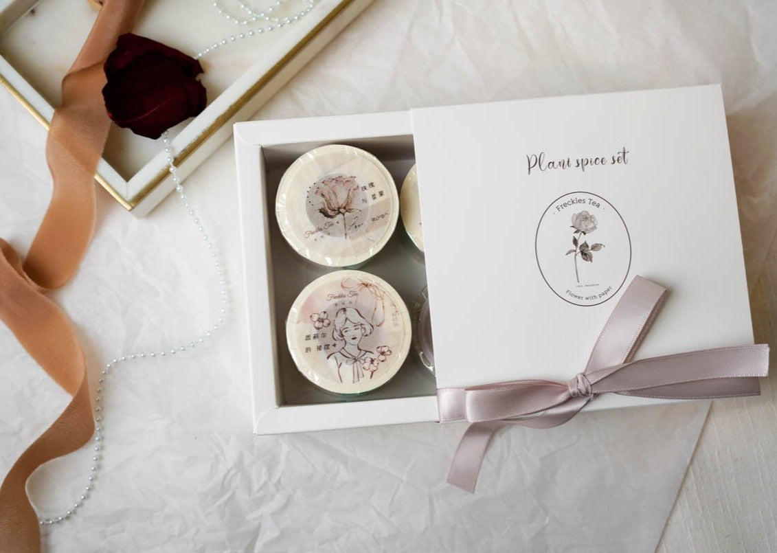 Freckles Tea Petal Series Set - Washi Tape Set