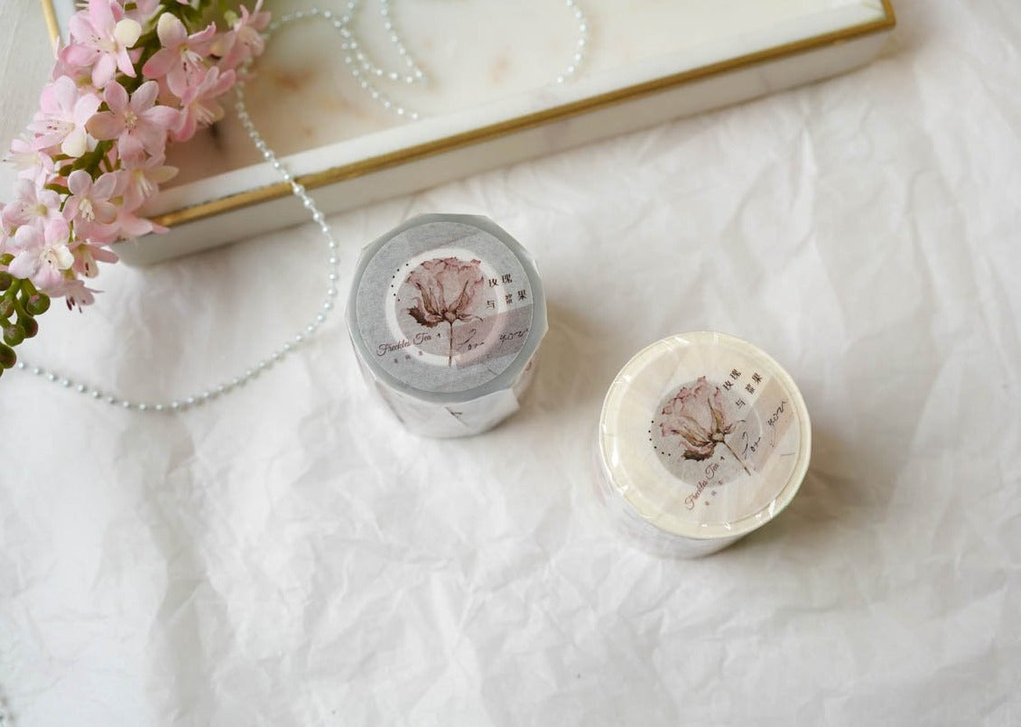 Freckles Tea Petal Series Tape - Roses and Berries 