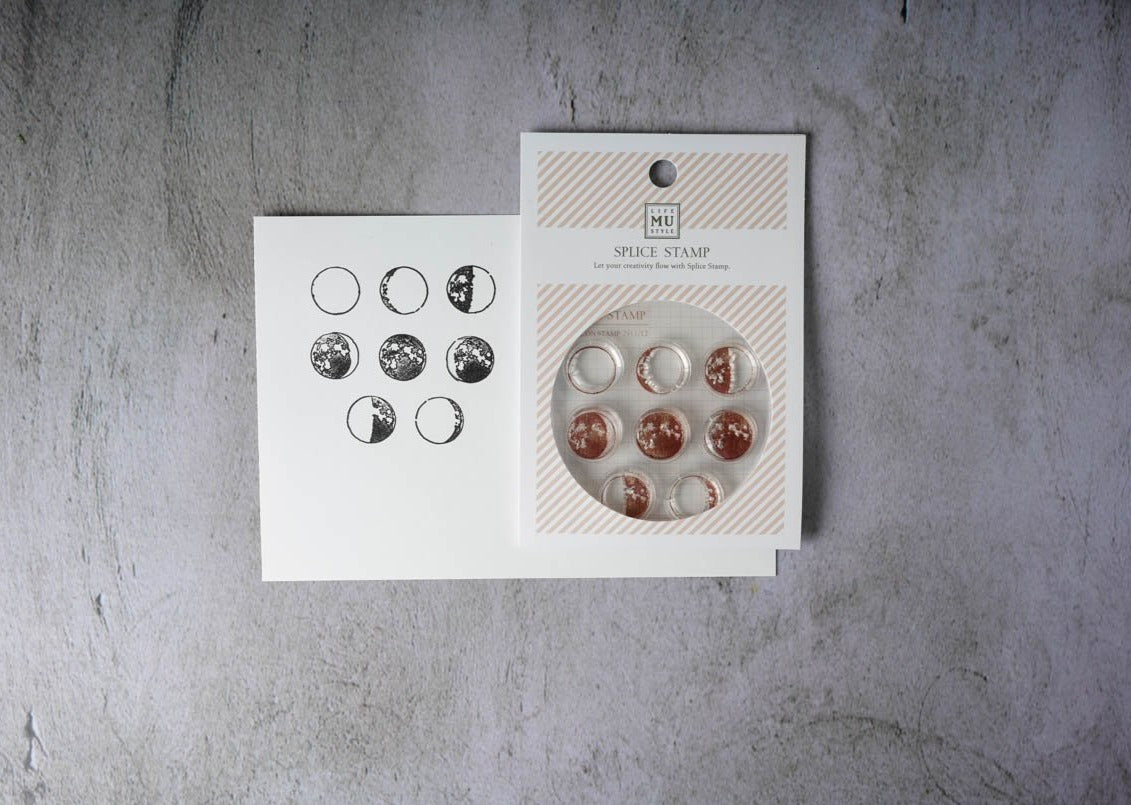 MU Splice Clear Stamps - The Moon - No.12