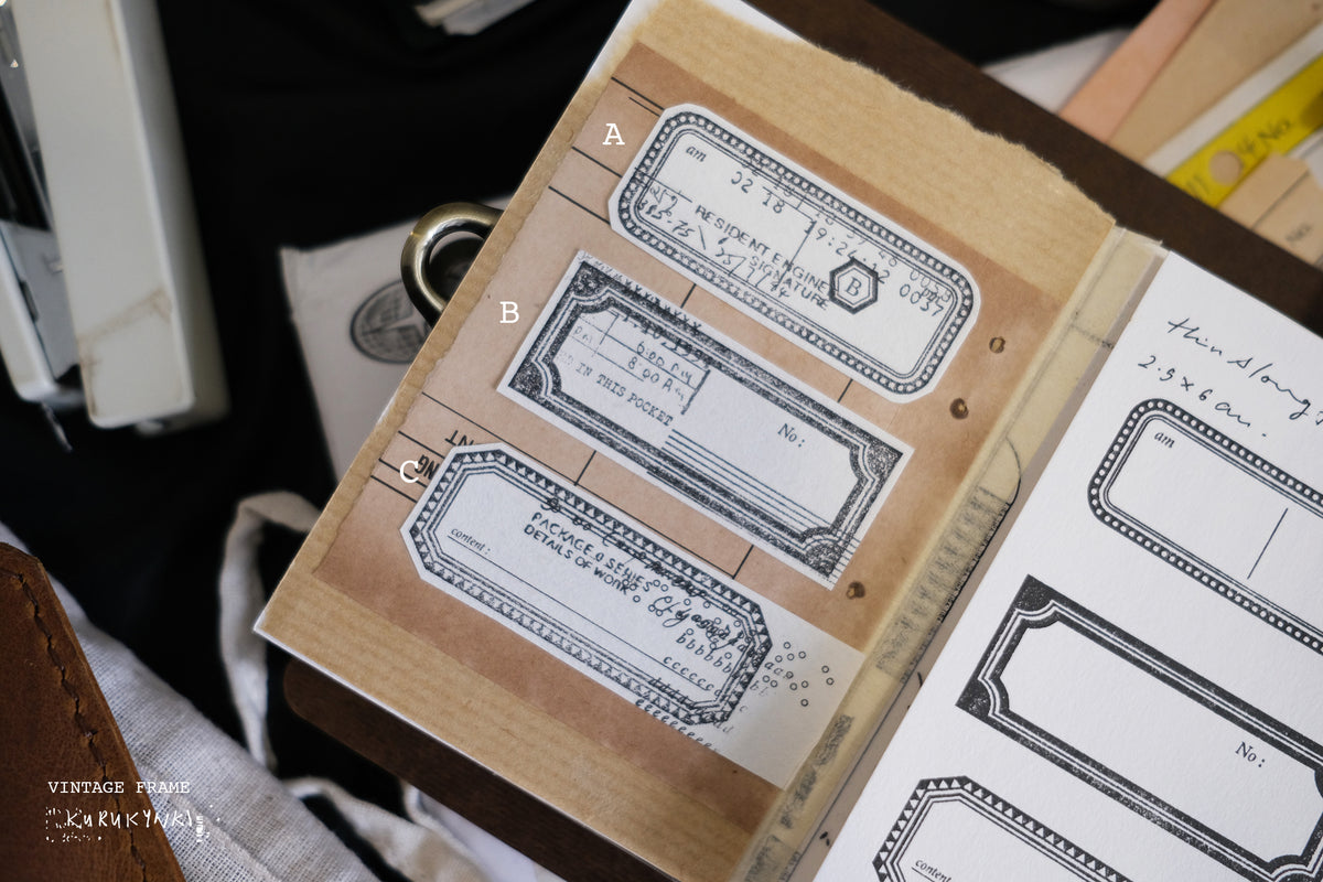 Kurukynki Vintage Frame Stamps 