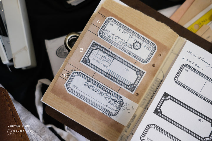 Kurukynki Vintage Frame Stamps 