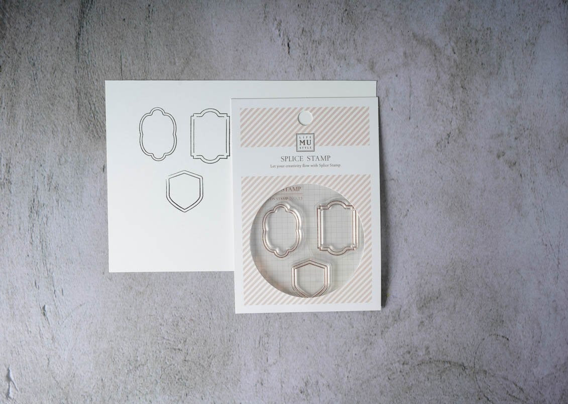 MU Splice Clear Stamps - Vintage Frames - No. 13