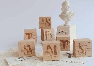 Sue Sauce Rubber Stamp Set - Weekly 