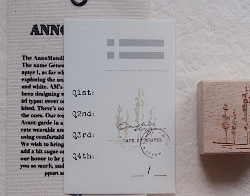 Sue Sauce Classic Rubber Stamp - Little Trees
